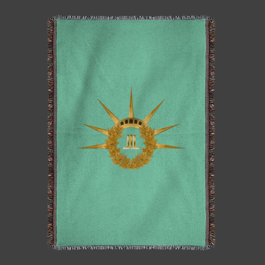 LaBoulaye Soft Woven Blanket, Liberty Green