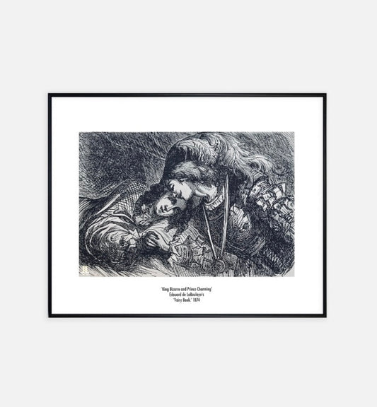LaBoulaye ‘King Bizarre and Prince Charming’ Wall Art, Print Poster