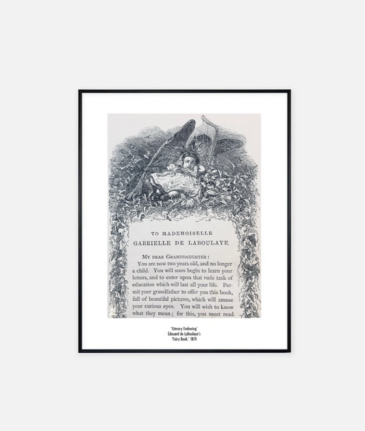LaBoulaye ‘Literary Endowing’ Wall Art, Print Poster