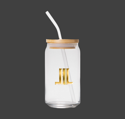 LaBoulaye Travel Glass with Lid & Straw 16oz